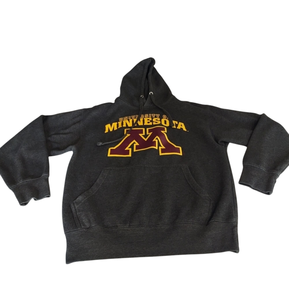 University of Minnesota Unisex Golden Gray Hoodie Sweatshirt Size Small - Picture 3 of 10
